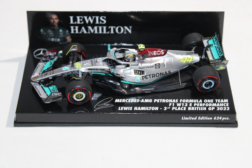 Mercedes-AMG Petronas F1 Team  W13 E Performancce 3rd British GP 2022 Minichamps 2022 1/43°