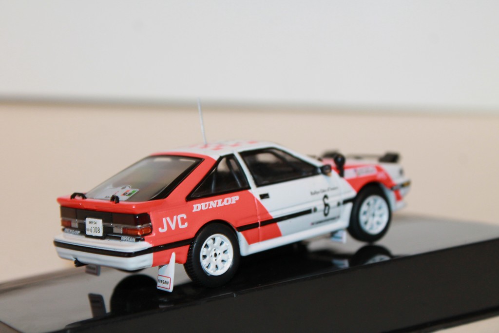 NISSAN 200 SX #6 A.AMBROSINO-D.LE SAUX RALLYE COTE D'IVOIRE 1987 IXO 1/43°