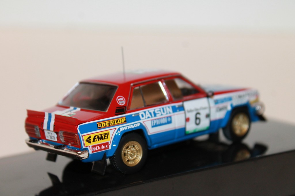 DATSUN VIOLET GT #6 S.MEHTA - M.DOUGHTY RALLYE DE COTE D'IVOIRE 1981 IXO 1/43°