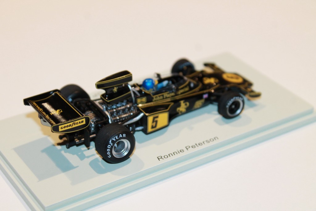 LOTUS 72E 5TH US GP 1975 RONNIE PETERSON SPARK 1/43°