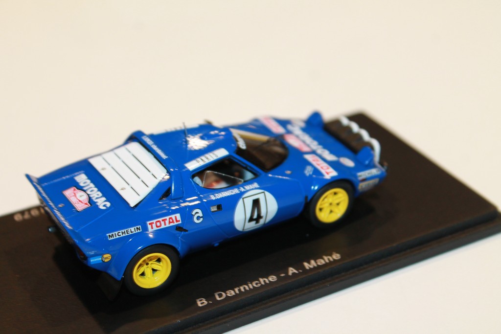 LANCIA STRATOS HF WINNER RALLY MONTE CARLO 1979 B.DARNICHE - A.MAHE SPARK 1/43°