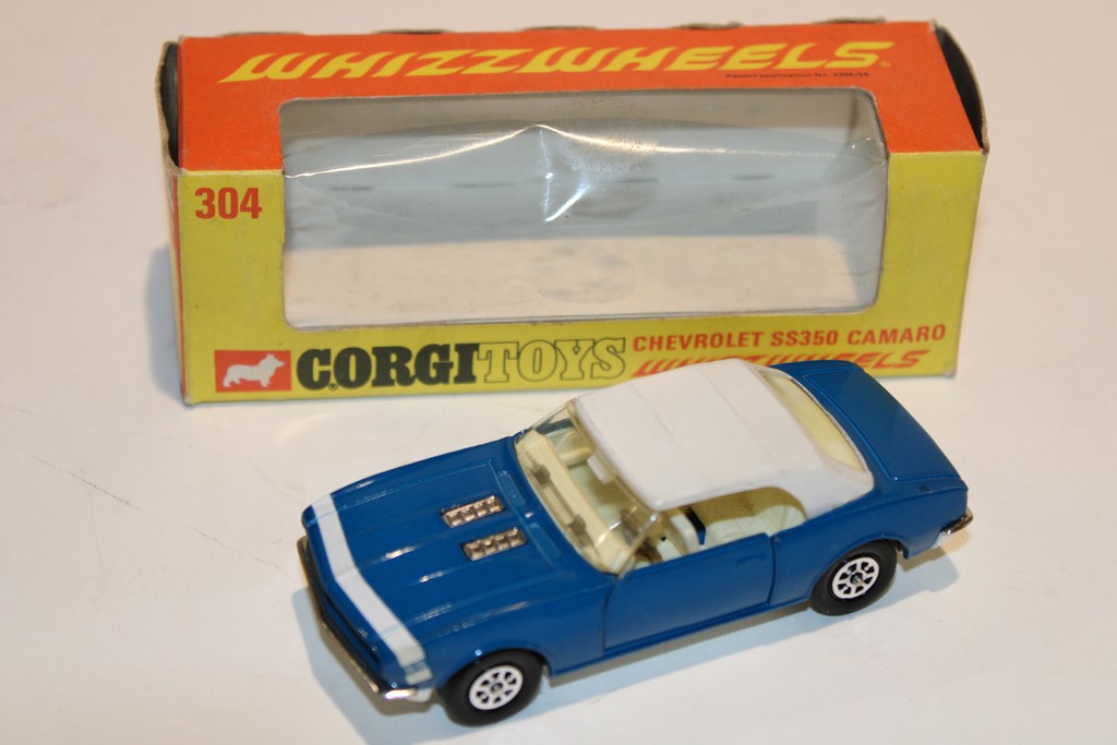 CHEVROLET CAMARO SS350 BLEU CORGI 1/43°