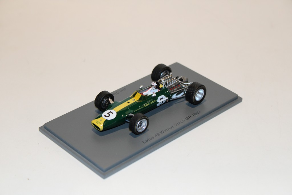 LOTUS 49 WINNER DUTCH GP 1967 JIM CLARK SPARK 1/43°