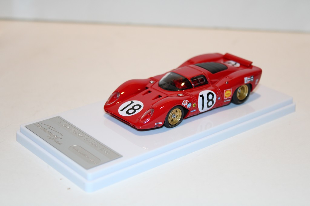 FERRARI 312P COUPE RODRIGUEZ/PIPER 24H LE MANS 1969 TECNOMODEL 1/43°