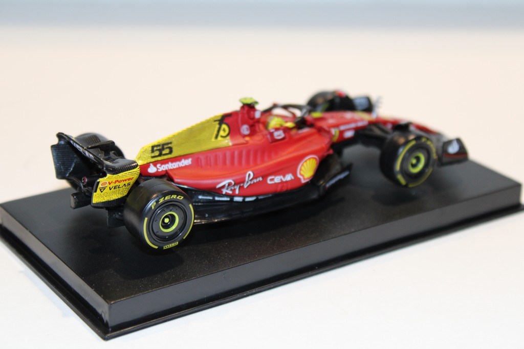 FERRARI F1-75 N°55 SAINZ ITALIAN GP GIALLO MODENA SPECIAL EDITION BURAGO 1/43°