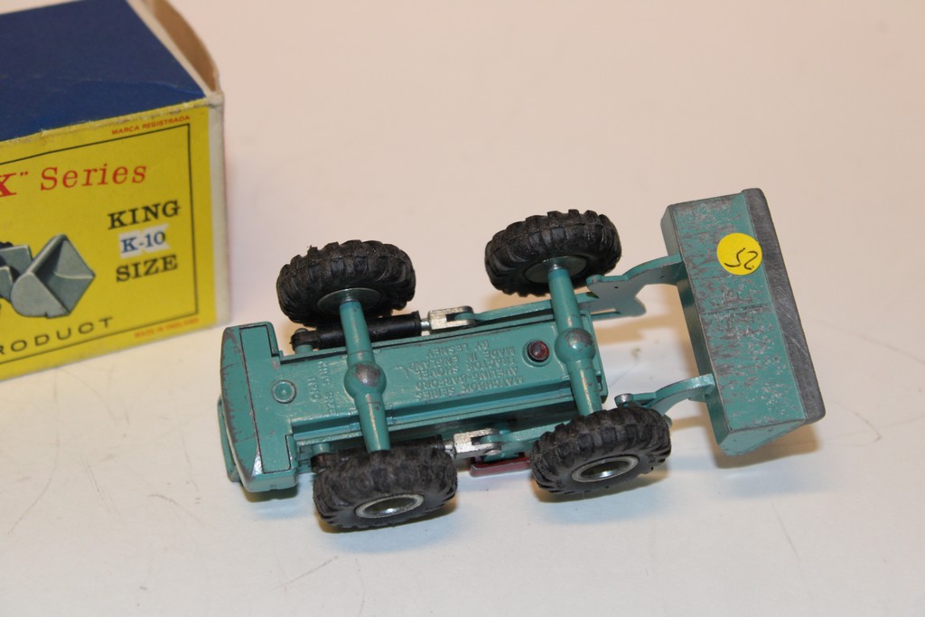 AVELING BARFORD TRACTOR-SHOVEL BLEU 1960 MATCHBOX 1/50°