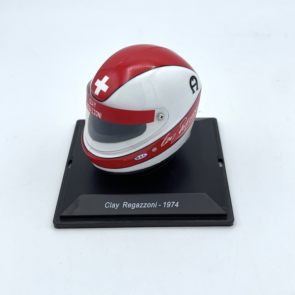 CLAY REGAZZONI HELMET 1974 - SPARK 1/5