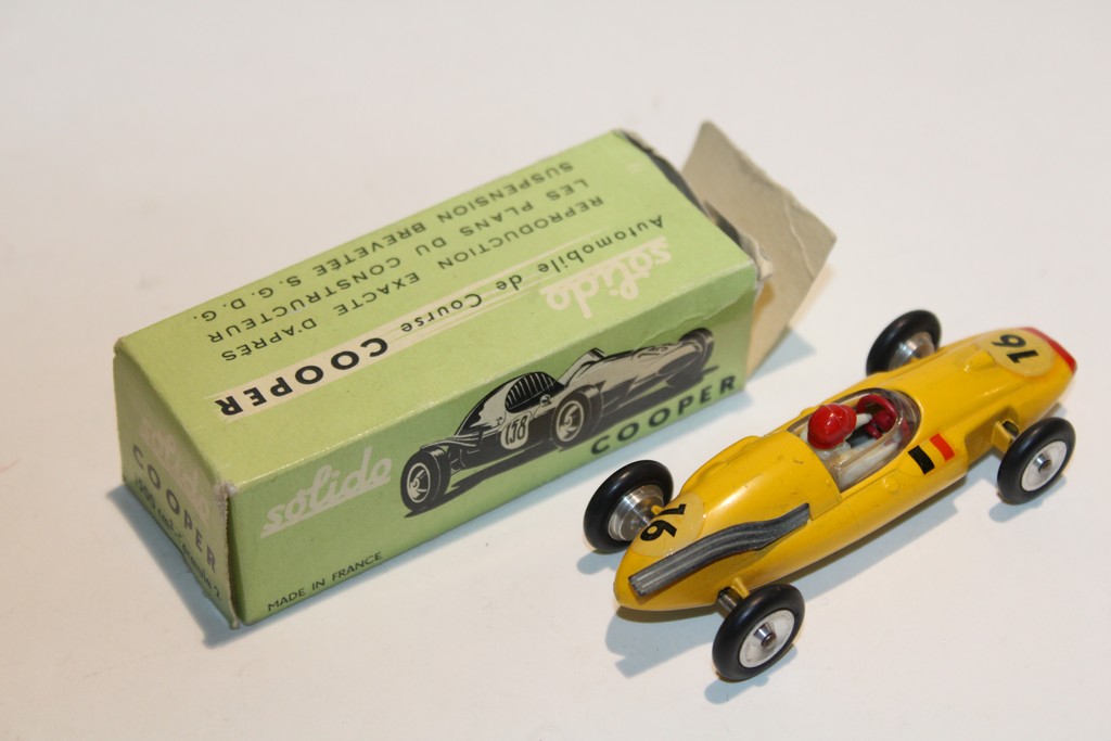 COOPER FORMULE 2 JAUNE 1957 SOLIDO 1/43°