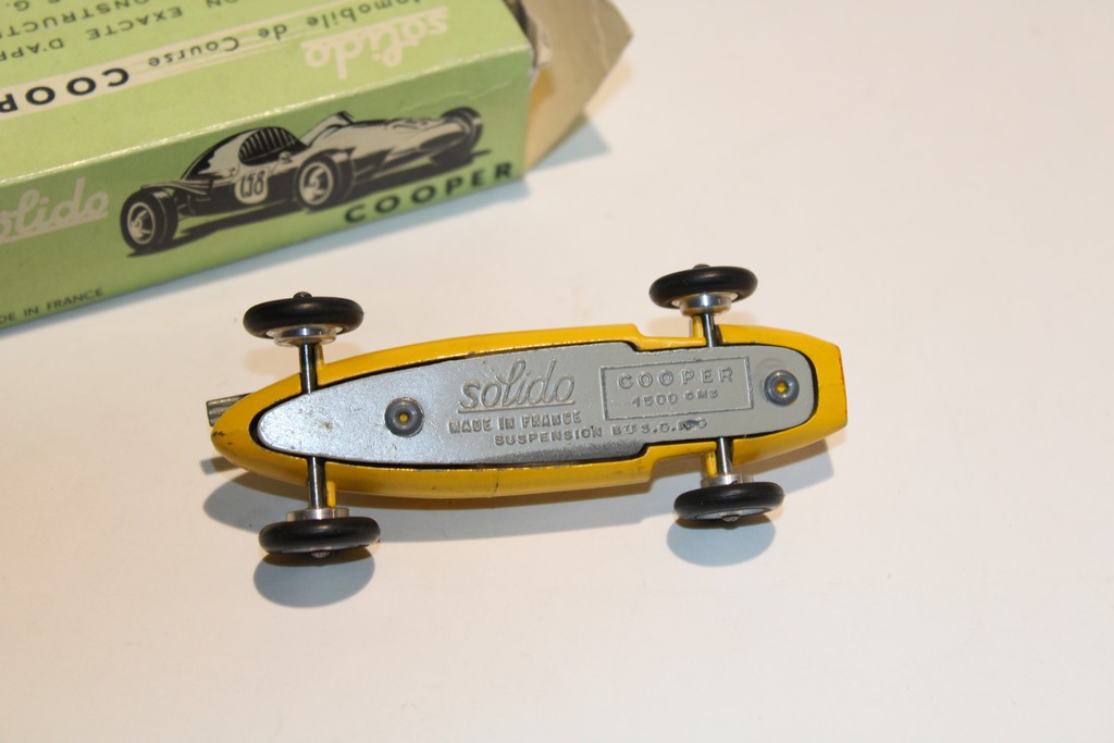 COOPER FORMULE 2 JAUNE 1957 SOLIDO 1/43°