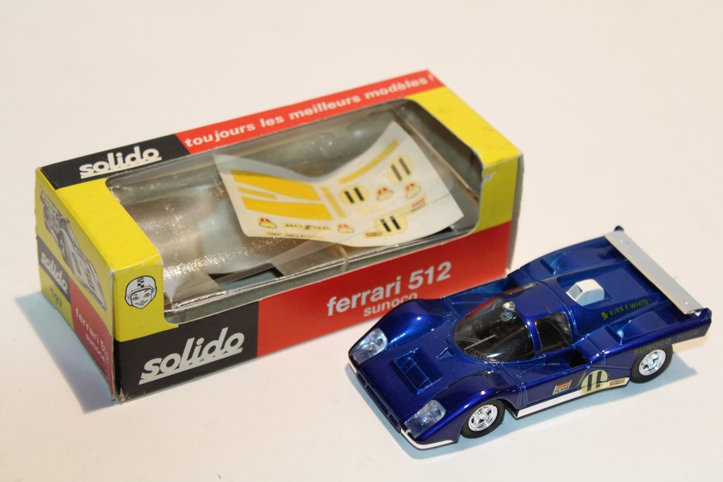 FERRARI 512 SUNOCO 1971 SOLIDO 1/43°