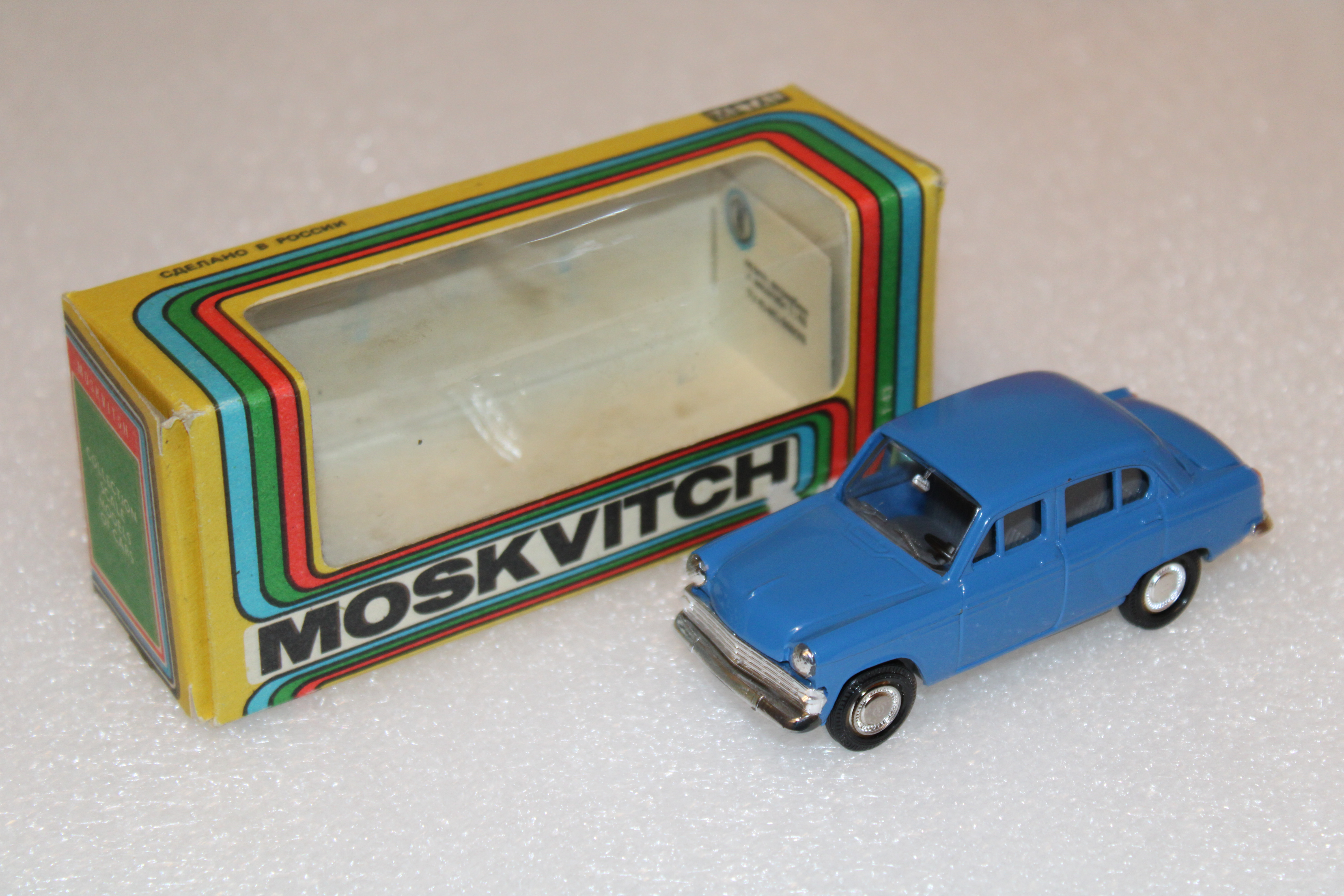 MOSKVITCH 1965 BLEU NOVOEXPORT 1/43°