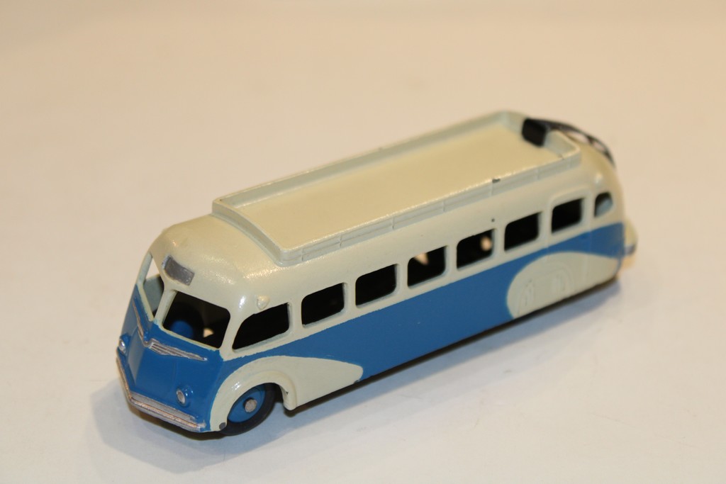 AUTOCAR ISOBLOC BICOLORE BLEU BEIGE 1960 DINKY TOYS 1/55°