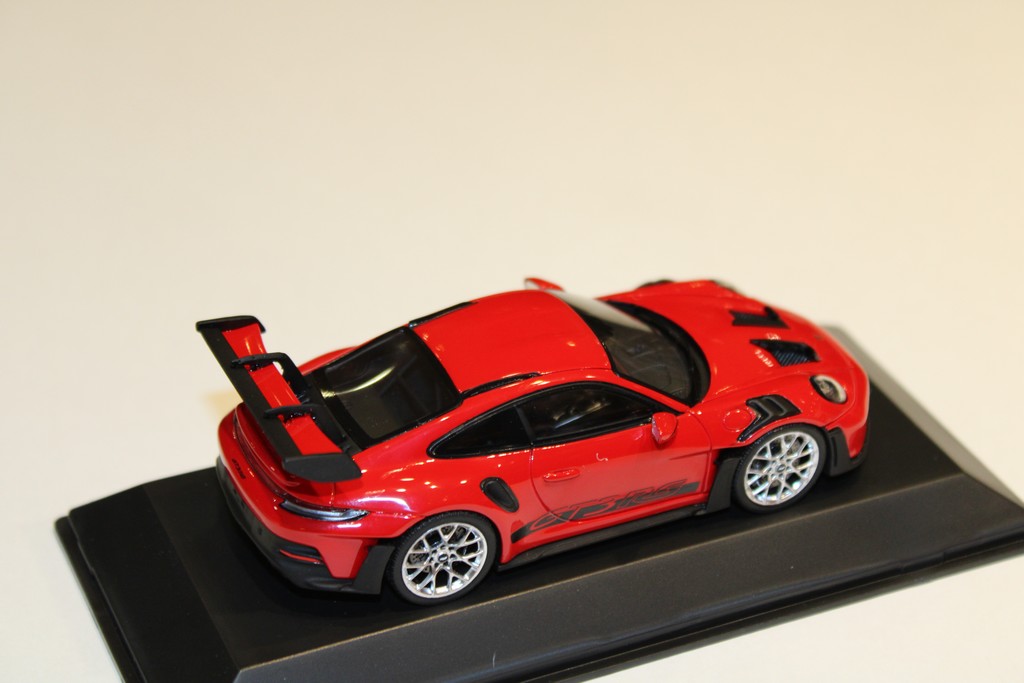 1/43 Porsche 911 (992) GT3 RS gris glace métallisé/rouge