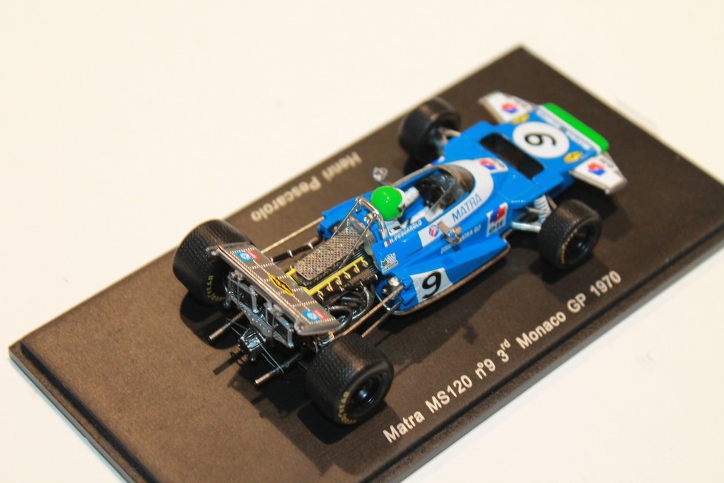 MATRA MS120 N°9 3rd GP DE MONACO 1970 PESCAROLO SPARK 1/43°