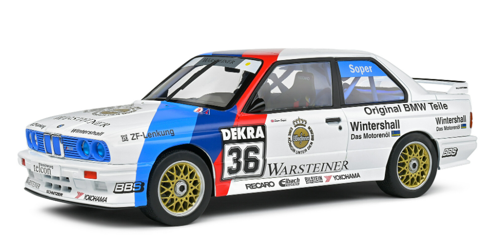 BMW E30 M3 DTM 1989 SOPER #36 SOLIDO 1/18°