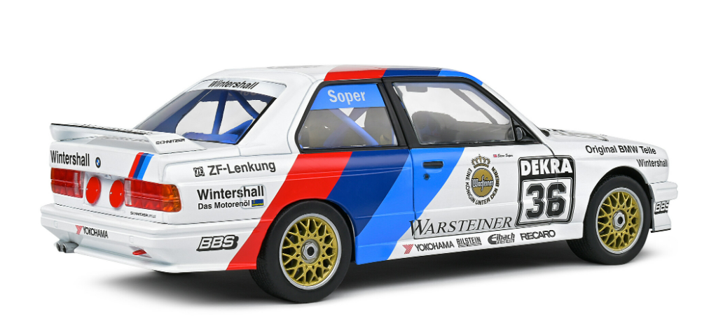 BMW E30 M3 DTM 1989 SOPER #36 SOLIDO 1/18°