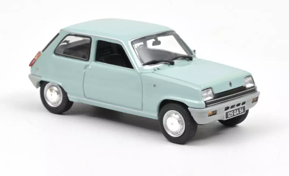 RENAULT 5 TL 1972 BLEU CLAIRE NOREV 1/43°