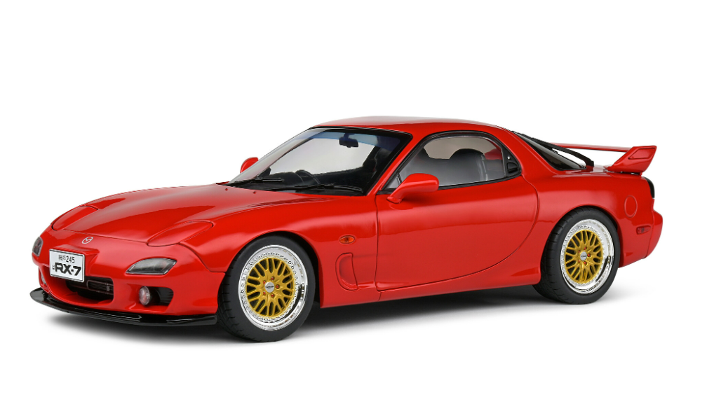 MAZDA RX7 FD RS VINTAGE RED 1994 SOLIDO 1/18°