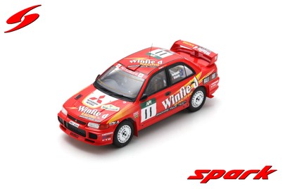 MITSUBISHI LANCER EVOLUTION III 6TH RALLY API AUSTRALIA 1997 SPARK 1/43°