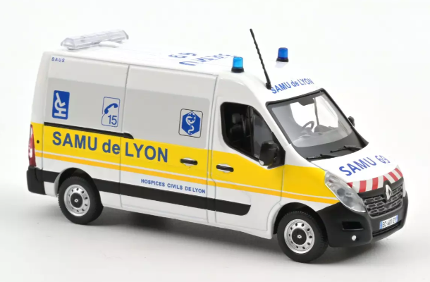 RENAULT MASTER 2014 "SAMU DE LYON" NOREV 1/43°