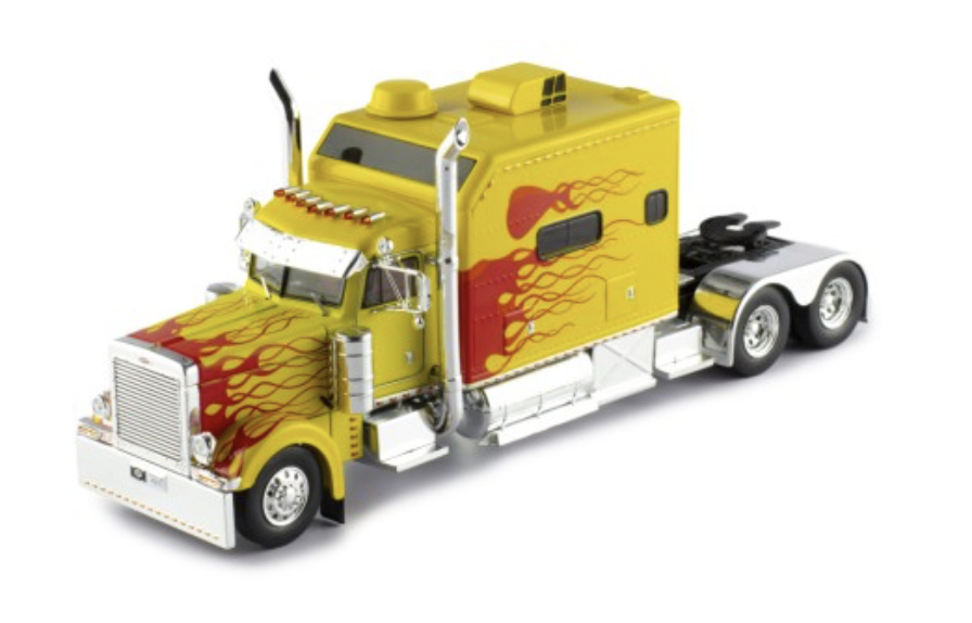 Peterbilt T 379 Custom 2002  Jaune/Rouge Ixo 1/43º