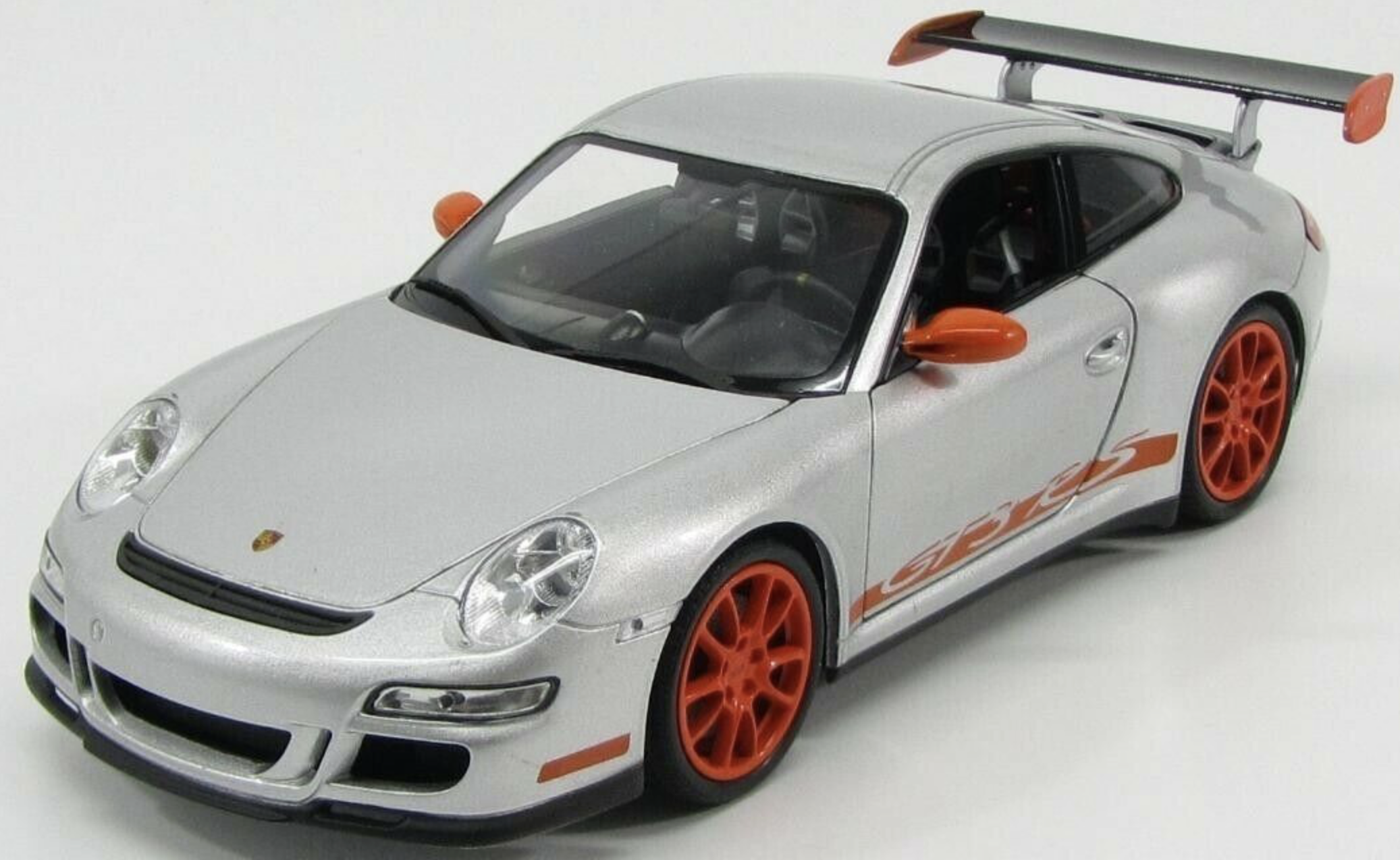 PORSCHE 911 (997) GT3 RS 2007 WELLY  Argent1/18°