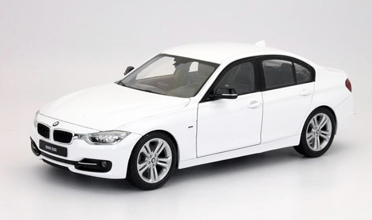 BMW 335i Serie 3 2012 Blanc Welly 1/18º