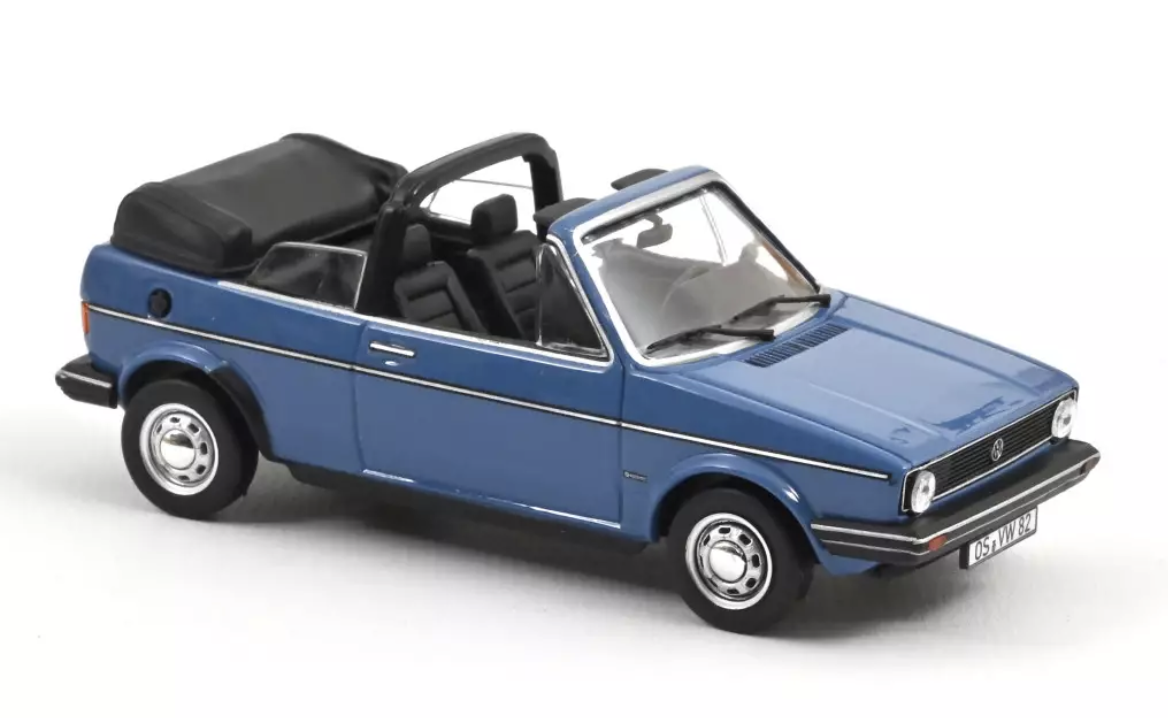 Volkswagen Golf Cabriolet 1982 Monaco Blue 1/43º