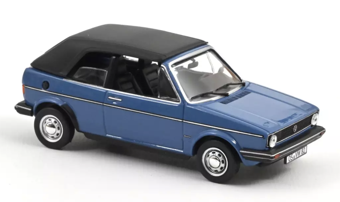 Volkswagen Golf Cabriolet 1982 Monaco Blue 1/43º