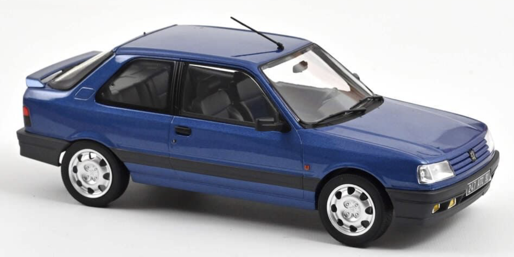 PEUGEOT 309 GTI 16 1991 MIAMI BLUE 1/18 NOREV