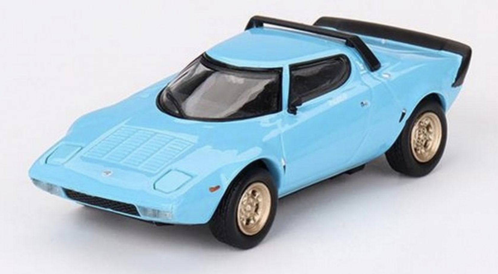 LANCIA STRATOS HF STRADALE AZZURO CHIARO MINI GT 1/64