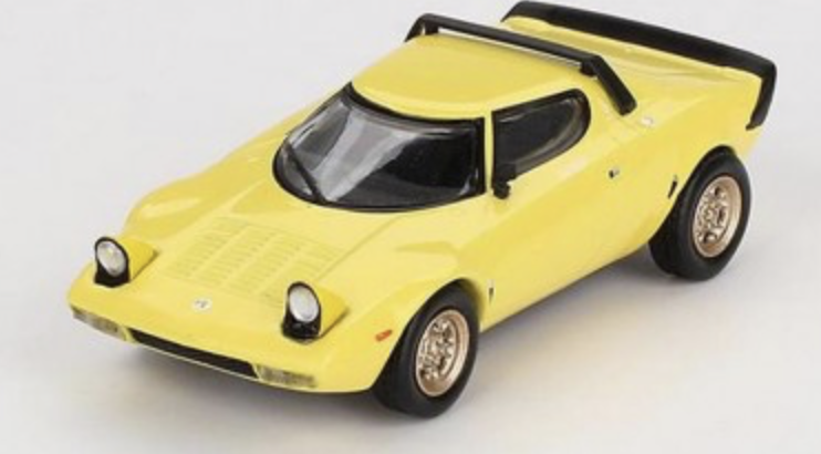 LANCIA STRATOS HF STRADALE GIALLO FLY MINI GT 1/64