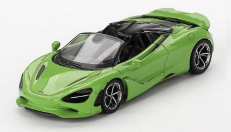 MCLAREN 750S SPIDER MANTIS GREEN MINI GT 1/64