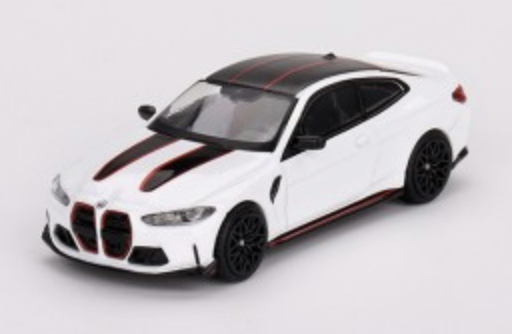 BMW M4 CSL ALPINE WHITE MINI GT 1/64