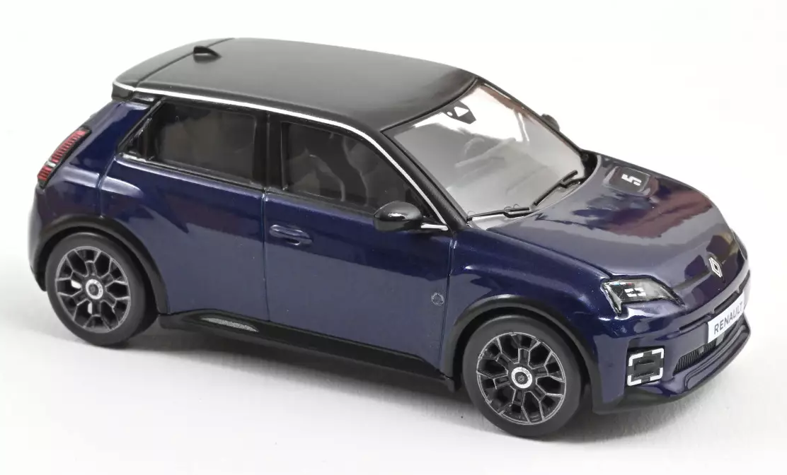 RENAULT 5 E-TECH 100% ELECTRIC 2025 NIGHT BLUE NOREV 1/43