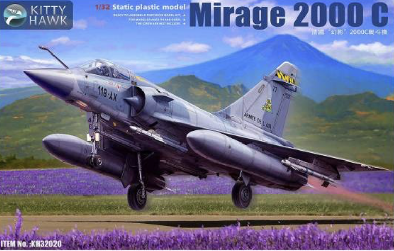 MAQUETTE MIRAGE 2000 C - KITTY HAWK  - 1/32