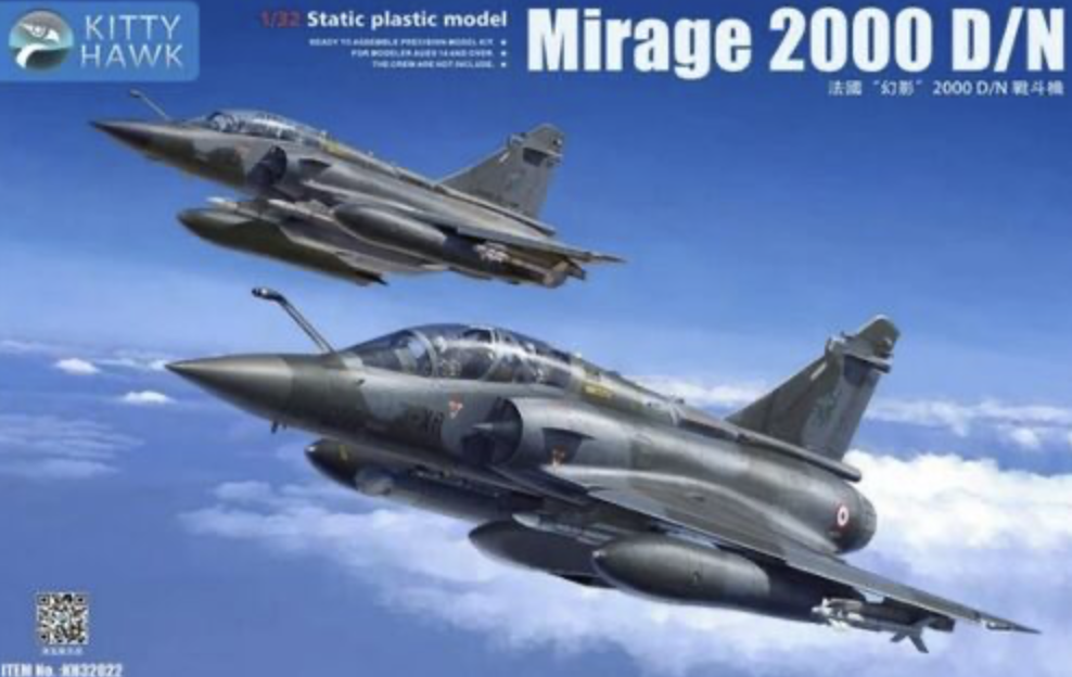 MODEL MIRAGE 2000 D/N - KITTY HAWK - 1/32