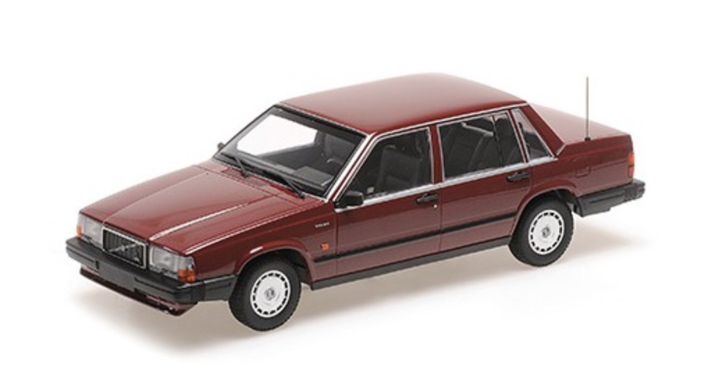 Volvo 740 GL 1986 Red 1/18 Minichamps