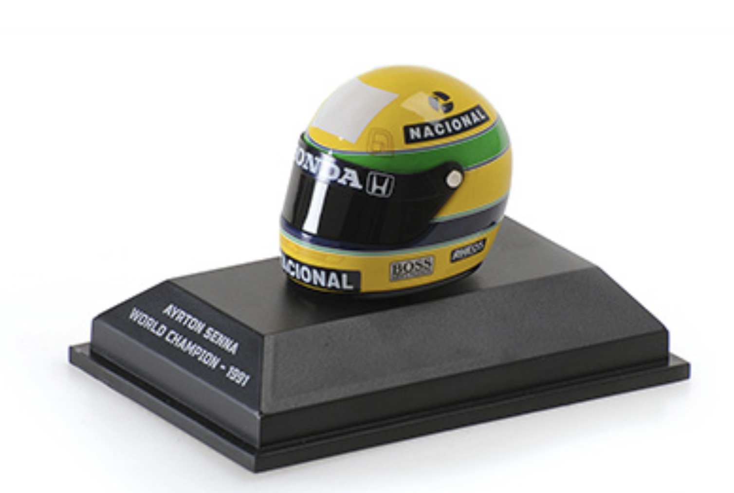 HELMET A. SENNA WORLD CHAMPION  1991 1/8