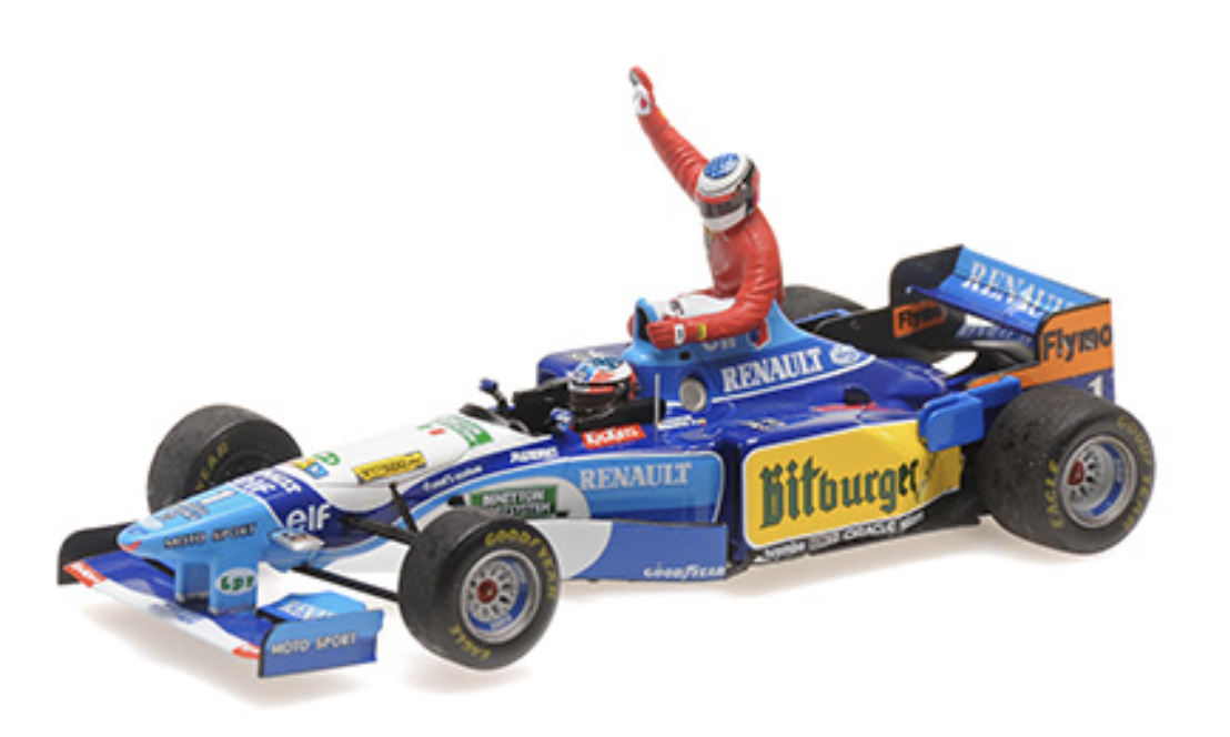 BENETTON RENAULT B195 M. SCHUMACHER CANADIAN GP 1995 MINICHAMPS 1/43