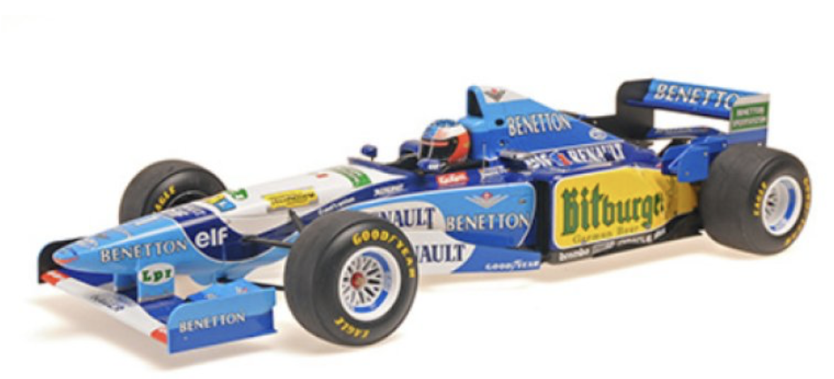 BENETTON RENAULT B195 M.SCHUMACHER  WINNER MONACO GP 1995 MINICHAMPS 1/43