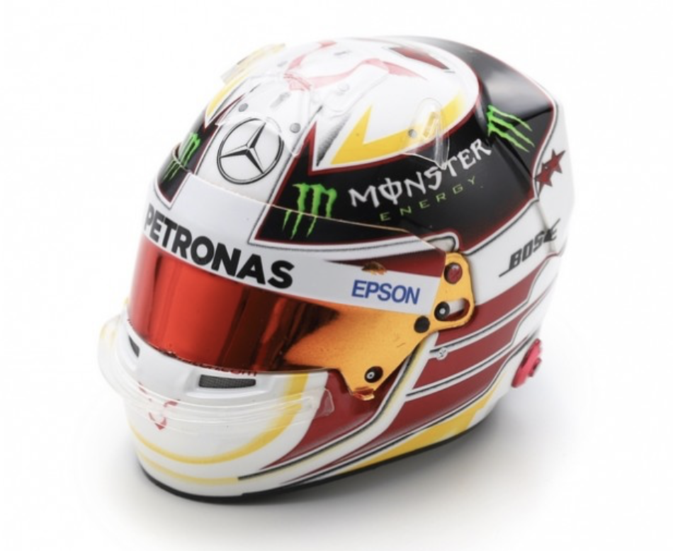 LEWIS HAMILTON CASQUE USA GP WORLD CHAMION 2015 SPARK 1/5