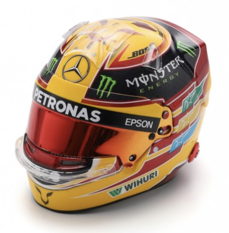 LEWIS HAMILTON 2017 CASQUE SPARK 1/5