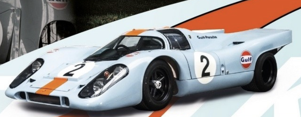 PORSCHE 917  KH GULF #2 SPARK 1/64