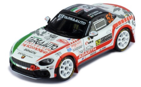 FIAT ABARTH 124 RGT #52 RALLYE MONTE CARLO 2022 IXO 1/43