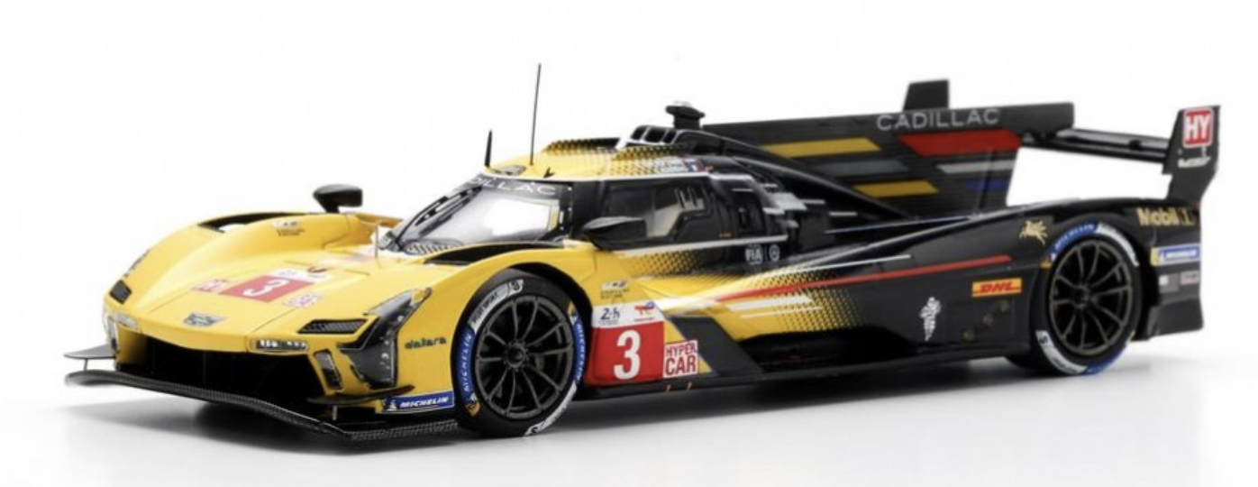 CADILLAC V SERIES  R. CADILLAC RACING LE MANS 2024 JAUNE - NOIR #3 SPARK 1/43