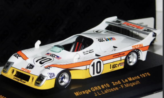 MIRAGE GR8 #10 2ND LE MANS 1976 IXO 1/43