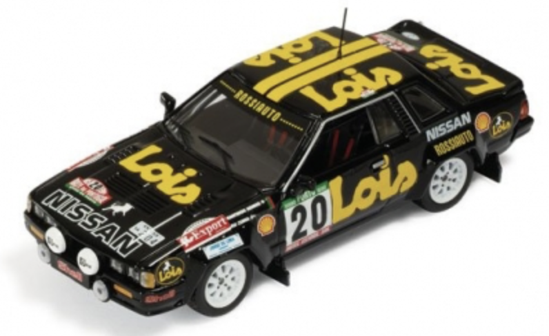 NISSAN 240RS #20 RALLY PORTUGAL 1985 IXO 1/43