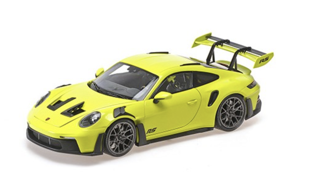 PORSCHE 911 992 GT3 RS 2024 ACID GREEN MINICHAMPS 1/18