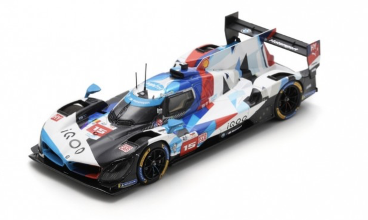 BMW M Hybrid V8 N°15 BMW M TEAM WRT 24H Le Mans 2024 D. Vanthoor - R. Marciello - M. Wittmann 1/43 SPARK